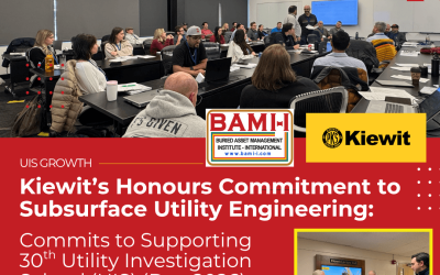 Kiewit and BAMI-I Partner Again: Announcing the 30th Utility Investigation School (UIS)